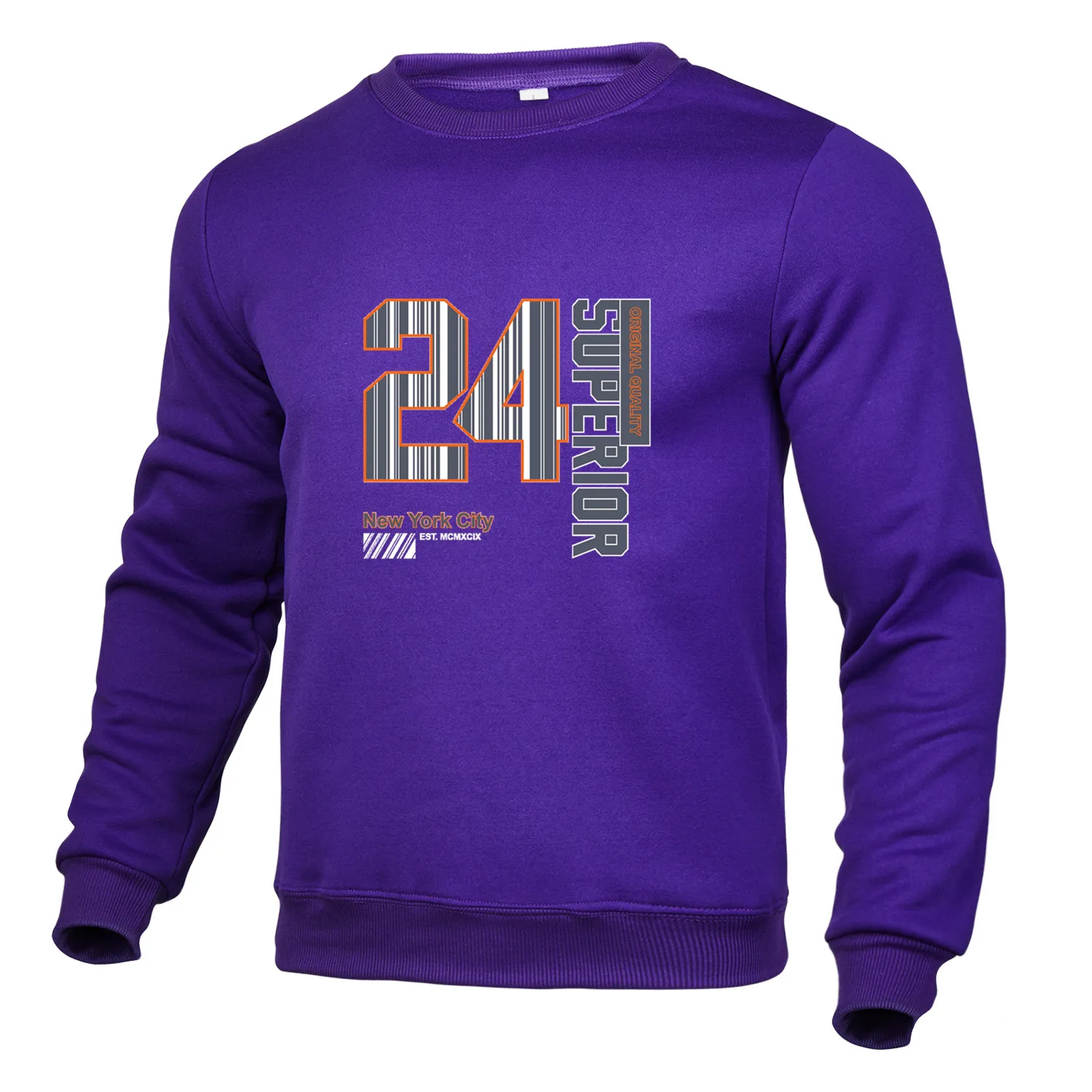 

Men's sweatshirt fashion brand alphanumeric printed sportswear casual Harajuku clothing autumn and winter sweatshirt pullover