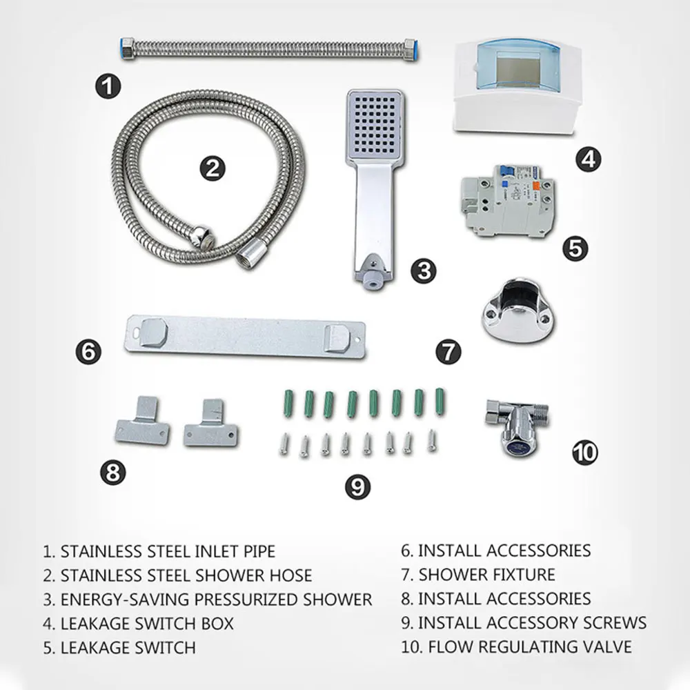 Мгновенный Электрический водонагреватель домашний встроенный