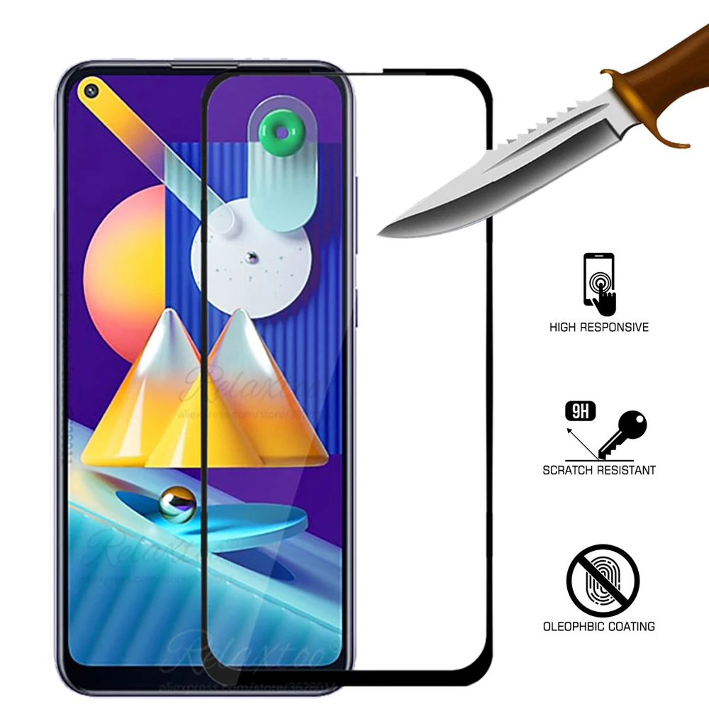 Protective Glass For Samsung Galaxy M11 M10 M01 Screen Protector On the M 1 0 Tempered Glas display Film 9h | Мобильные телефоны и