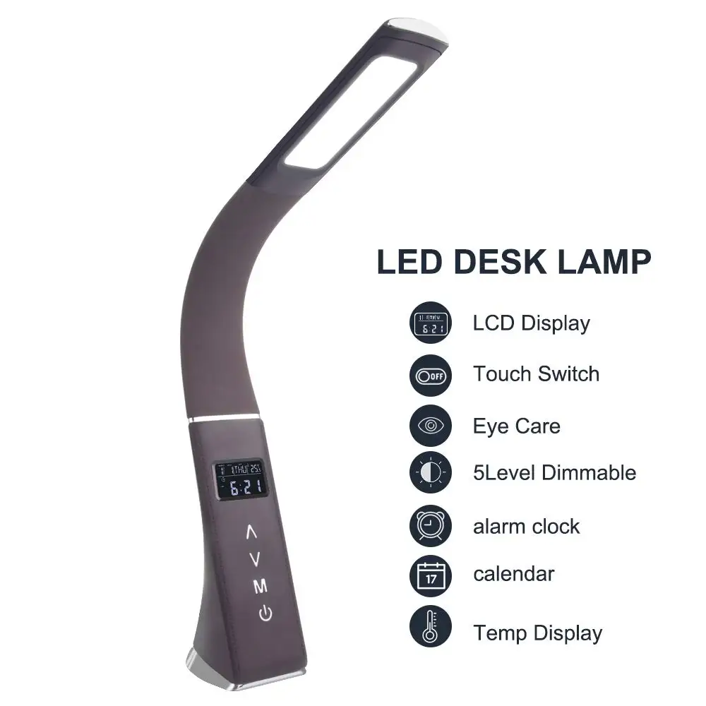Светодиодная сенсорная Настольная лампа с регулируемой яркостью настольный