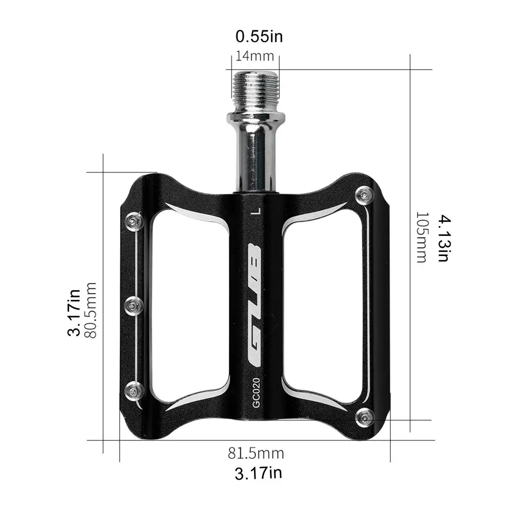 

Gub Gc020-Du Bicycle aluminum alloy pedal folding bike mountain bike pedal bike multi-color pedal accessories
