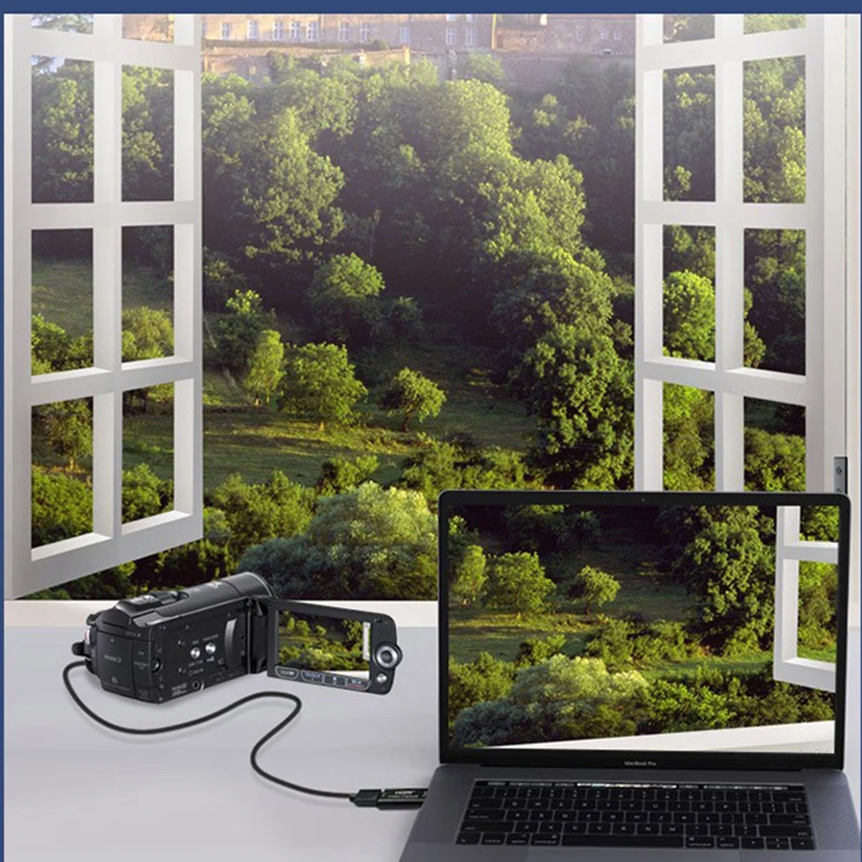 Creacube Карта видеозахвата USB 2 0 HDMI видео захвата записи для игры DVD видеокамера HD