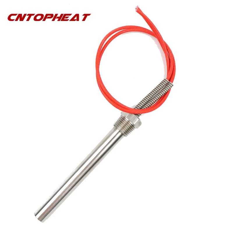 

12v Cartridge Heater 1/2" Thread Immersion Heating Element 16mm Tubular Heater 50w/100w/150w