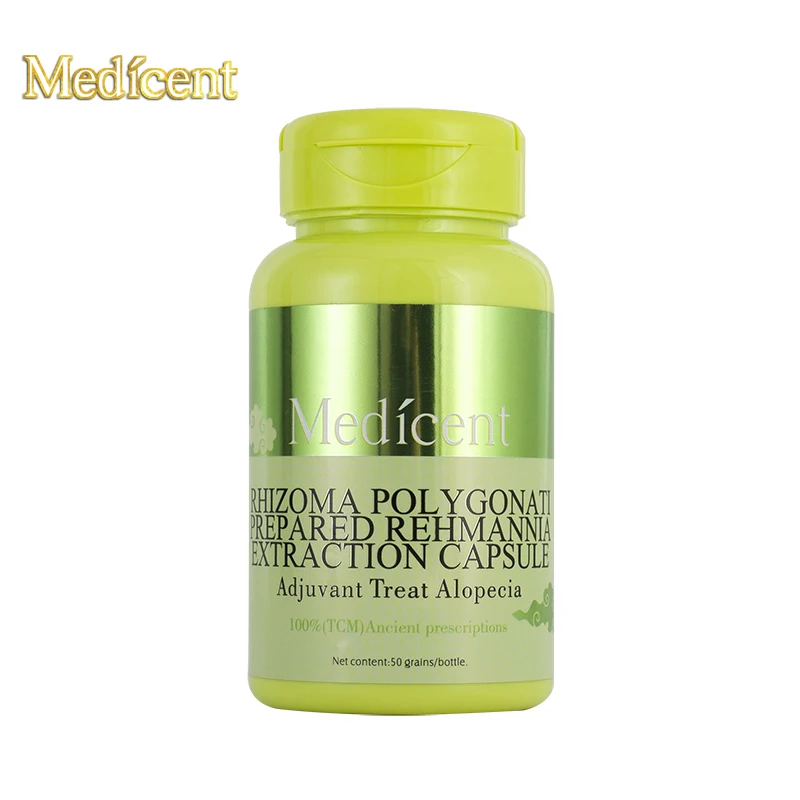 

Medicent Rhizoma Polygonati Prepared Rehmannia Extraction Capsule, Adjuvant Treat Alopecia, Cure self-conscious itching, 50pcs.