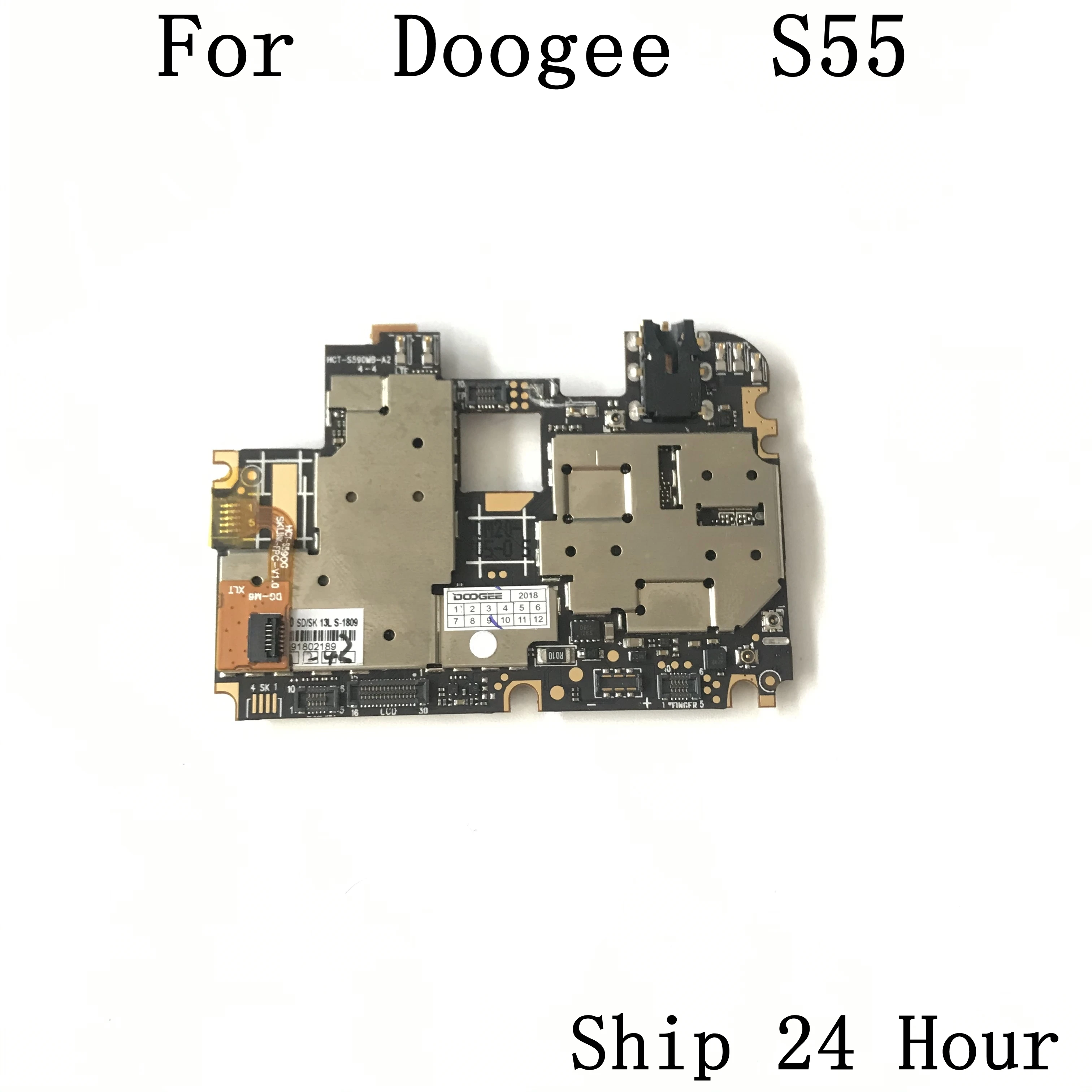 Материнская плата Doogee S55 б/у 4 Гб ОЗУ + 64 ПЗУ материнская для ремонт Починка замена