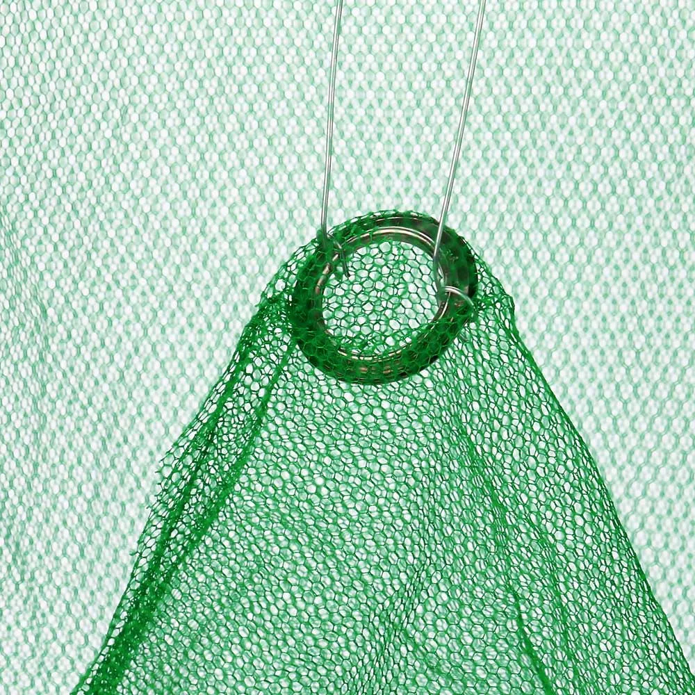 Зеленая подвесная ловушка для мух Складная сетка уничтожения насекомых комаров