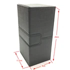 Экстра большой чехол для торговых карт, чехол для настольных игр, коробка для картконтейнер для карт: черный цвет