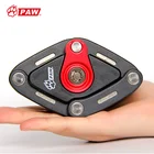 Складной велосипедный мини-замок лапа, портативный, высокая защита от кражи, защита от сверл, аксессуары для горных велосипедов