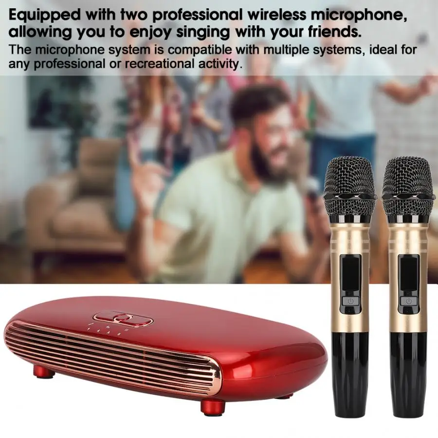 Домашняя Беспроводная микрофонная система Bluetooth-микрофон оптический
