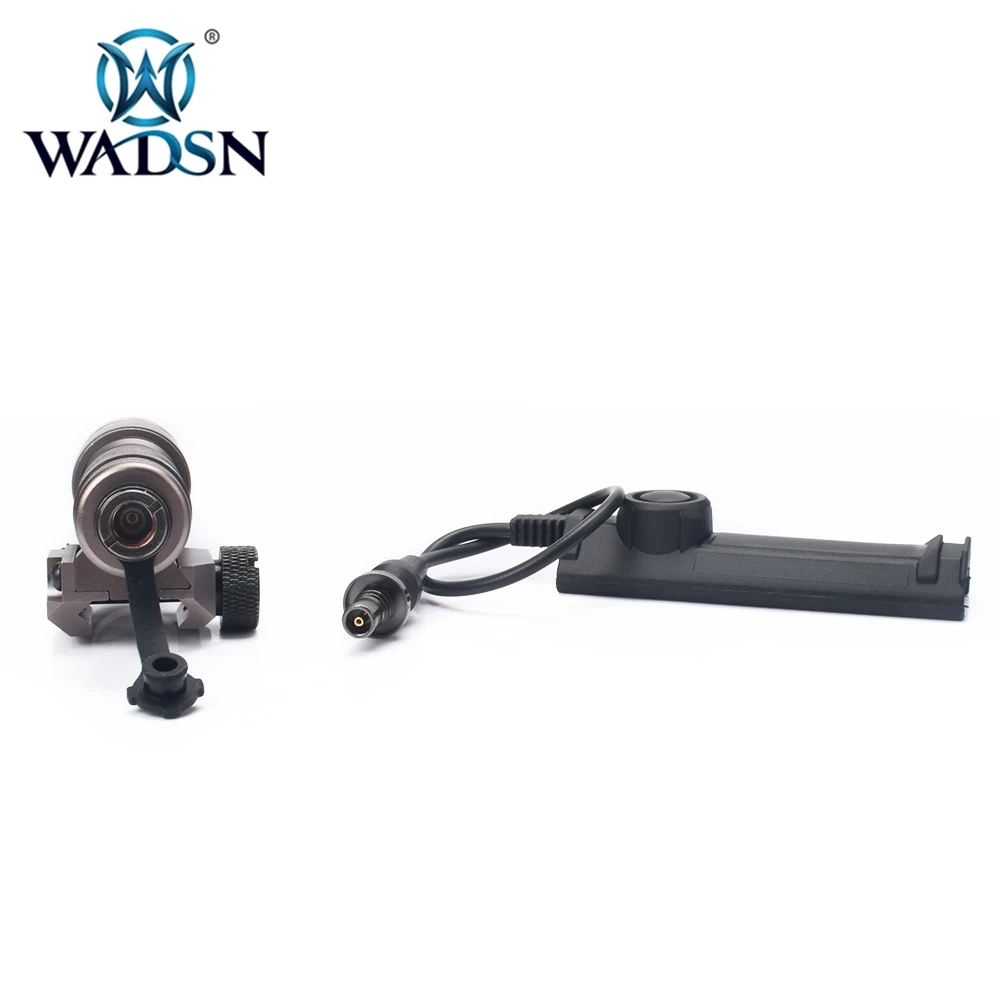 WADSN Softair Flashlight M600W With Dual Function Tape Switch KM2-A Lamp Module Strobe M600 Airsoft Torch WD04011 Weapon Lights
