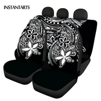 instantarts fashion polynesian pattern stylish vehicle seat covers front and back seat soft car seat protector seat covers 2020
