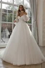 Женское свадебное платье It's yiiya, белое кружевное платье с 3D цветочной аппликацией и открытыми плечами на лето 2019