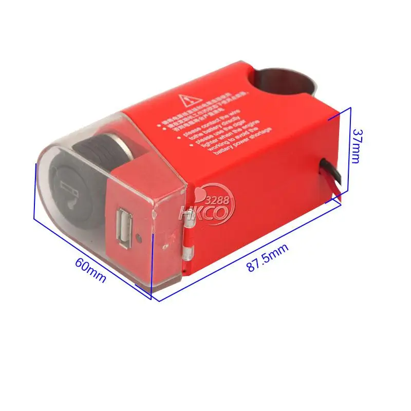 Зарядное устройство USB для автомобильного прикуривателя MP3 Мотоциклетные