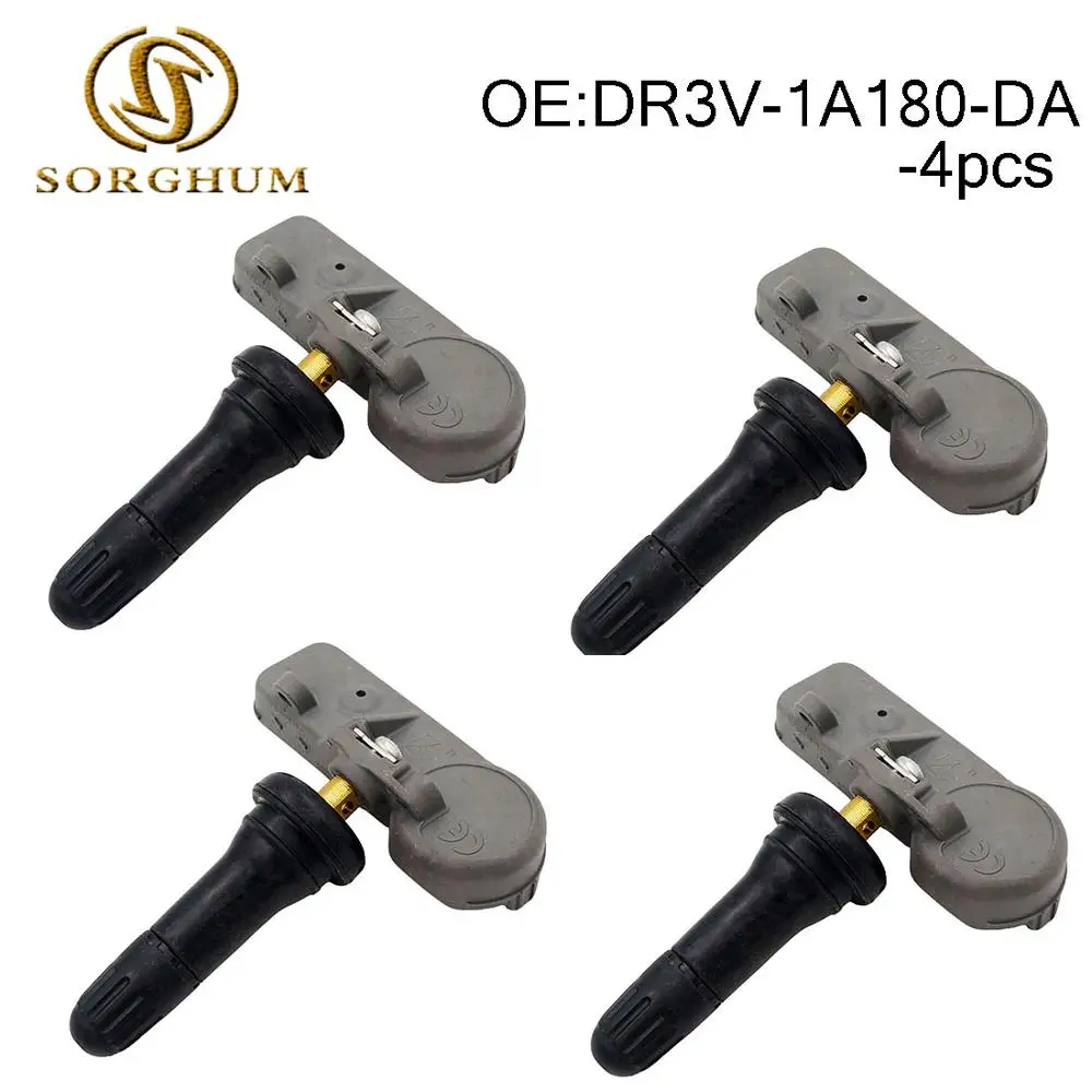 

4pcs Car Tire Pressure Sensor TPMS 433MHz Fits For Ford Escape C520 12-17 DR3V-1A180-DA