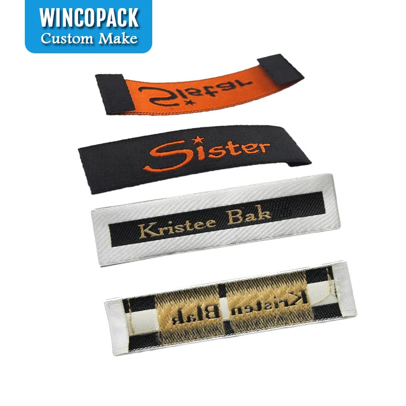 

Custom Wholesale Organic Folded Sewing Clothing Labels Tags Printing WL106