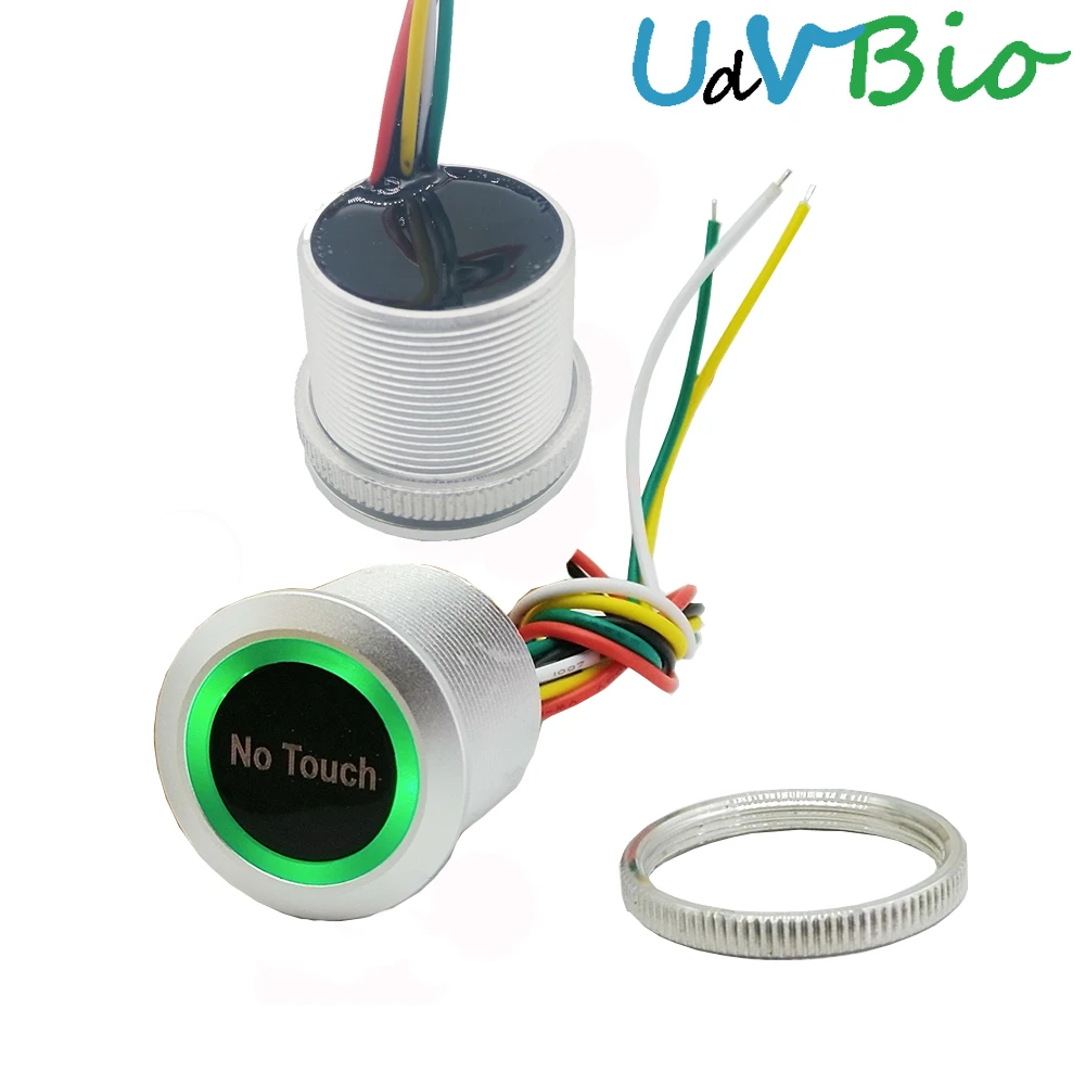 

2020 IP68 Waterproof Metal Infrared Non-Contact Door Release Switch No Touch IR Access Control Exit Button