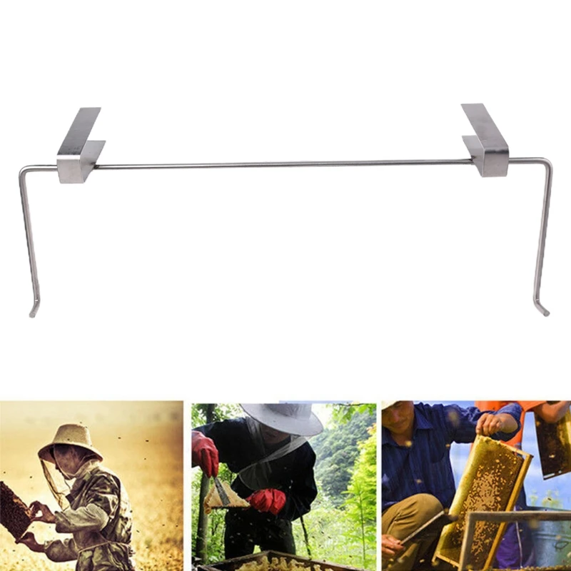 

Расширение улей кадров держатель из нержавеющей стали для пчеловодства окунь стенд Поддержка кронштейн для установки в стойку Инструменты...