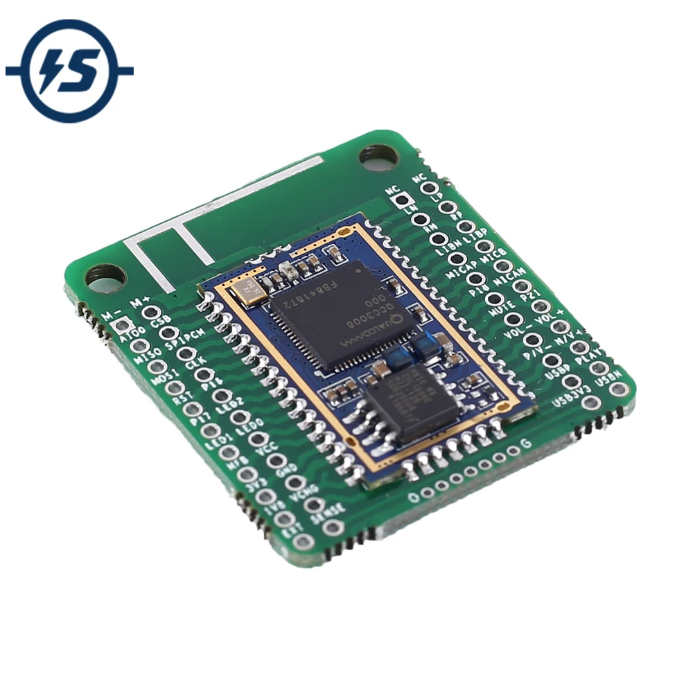 Модуль аудиоресивера Bluetooth SBC AAC APTX LL Stereo I2S выход BLE 5 0 QCC3008|Интегральные схемы| |