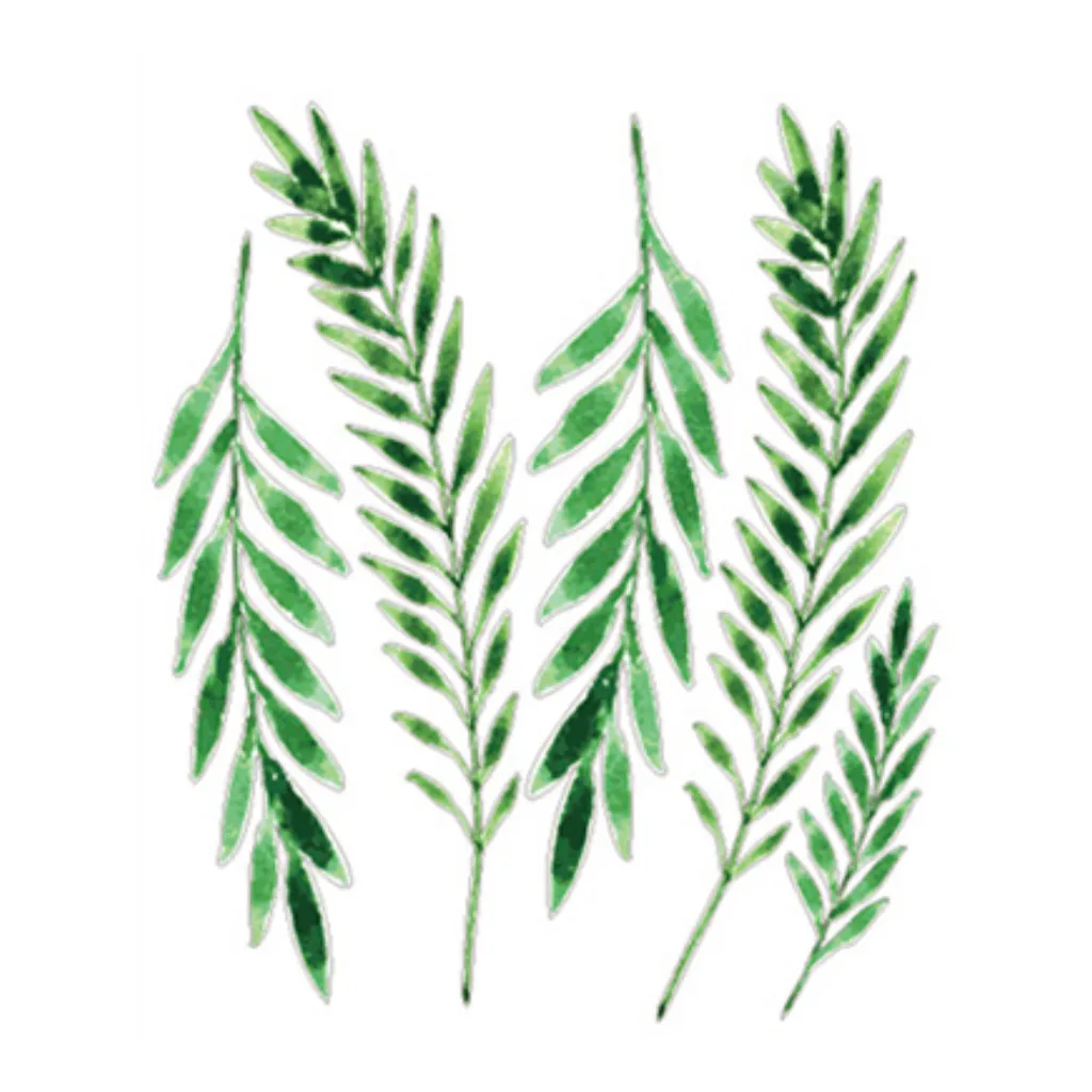 Креативные зеленые Стикеры для растений на стену мобильное Моделирование