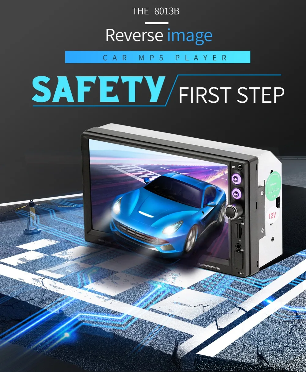 Автомобильная Радио 7 &quotHD Авторадио мультимедийный плеер 2 MP5 Din Авто аудио стерео