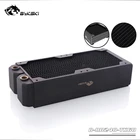 3-этажный радиатор Bykski, 60 мм, толщиной 240 мм, медный радиатор, компьютерный водяной охлаждающий жидкостный теплообменник для вентиляторов 2 х 12 см