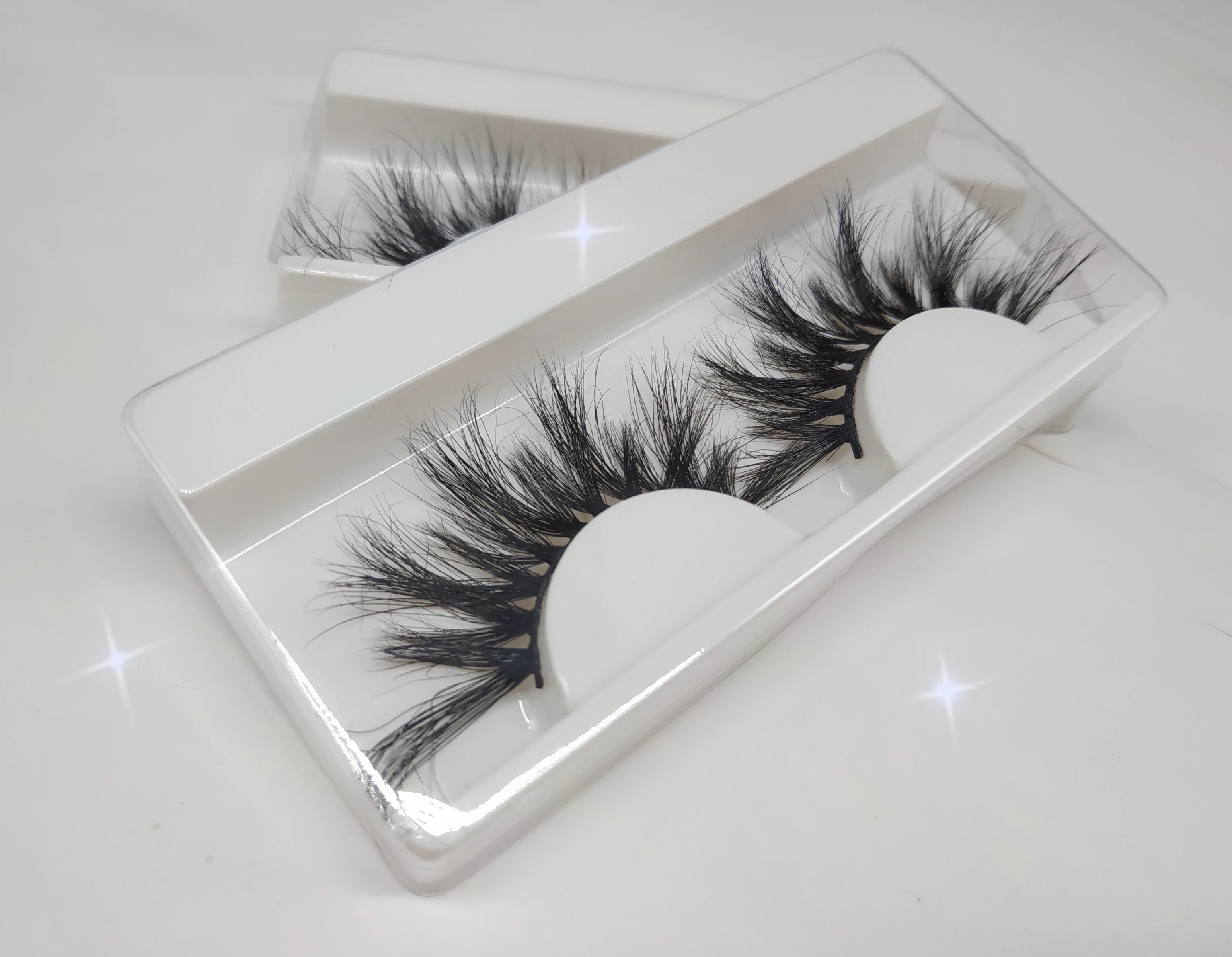 

HEXUAN 5D Mink Eyelashes Handmade Reusable Lashes Wispy Mink Lashes Fluffy Dramatic Eyelashes Glue Makeup Lashes Popular