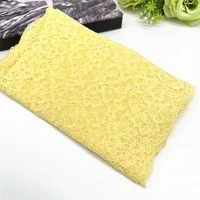 3mlot width 8 58 in 22cm yellow elastic stretch lace for clothing accessories lingerie sewing applique costume lace fabric diy