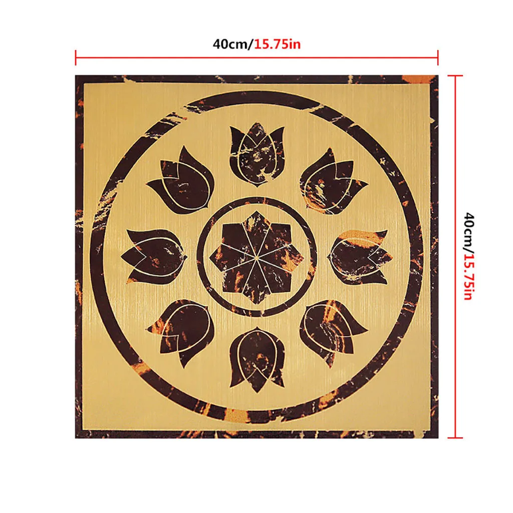 Настенное украшение 40 × см ПВХ наклейка для плитки Геометрическая самоклеящаяся