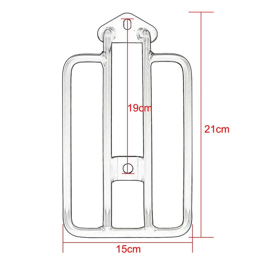 МОТОЦИКЛ хром Solo сиденье багажная Поддержка Полка стойка для Harley XL Sportsters