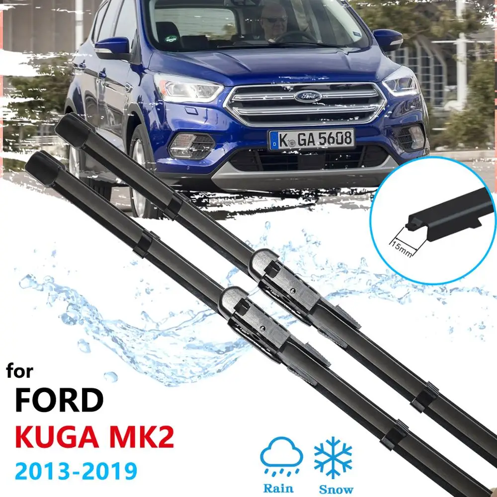 Для Ford KUGA 2013 ~ 2019 Mk2 Escape автомобильные стеклоочистители лобовое стекло аксессуары
