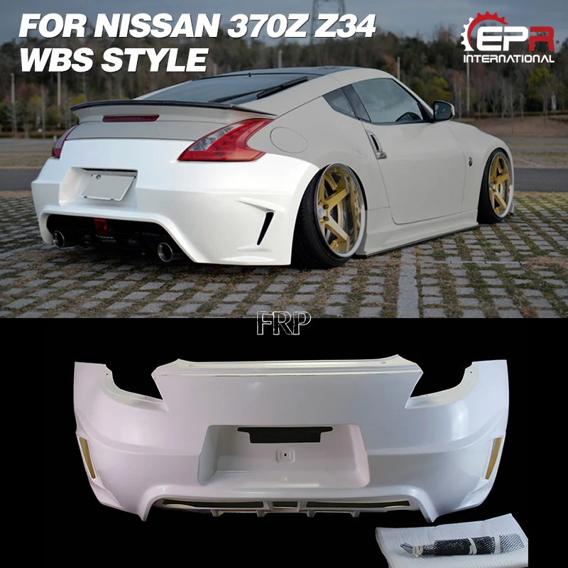 Автомобильные аксессуары для Nissan 2009 + 370Z Z34 WBS стильное Стекловолокно Задний
