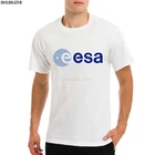 ЕКА Европейский космического агентства Символ Логотип пространство nerd-мастер мужская белая футболка sbz187
