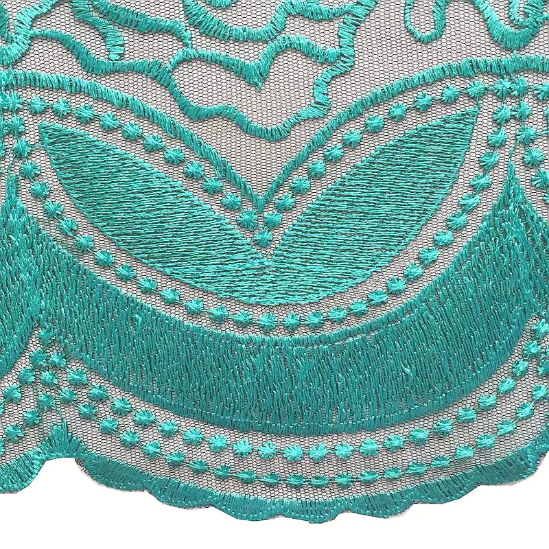 

Green Nigerian Lace Fabric 2020 High Quality Lace Embroidered 5 yards Mesh Tulle French Stones African Net Lace for Wedding