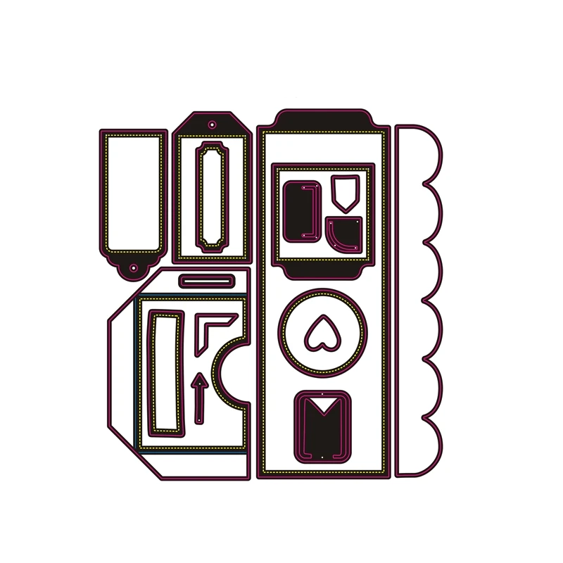 Новинка 2019 металлические пресс формы и Скрапбукинг для изготовления бумаги