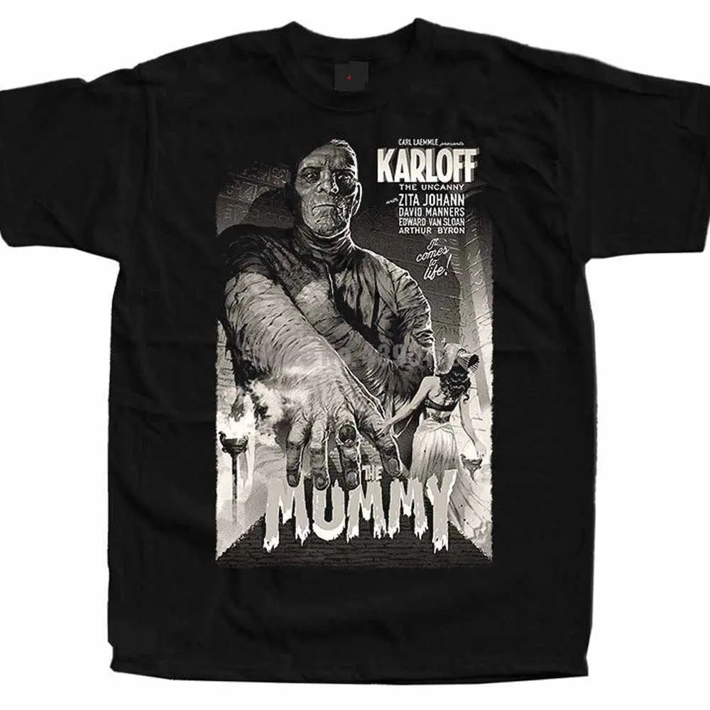 The Mummy K Freund Poster Women'S Tshirt Streetwear Harajuku Tshirts Sexy Girl T Shirt Black Of White Shirts For Women | Женская