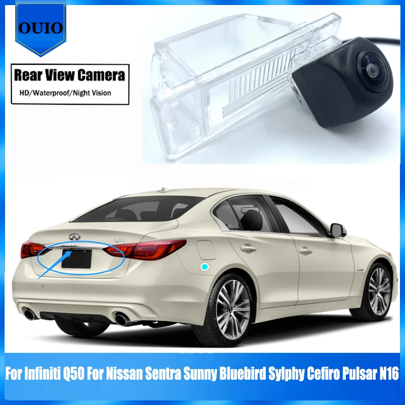 Камера заднего вида для Nissan Sentra Sunny Bluebird Sylphy Cefiro Pulsar N16|Камеры авто| |