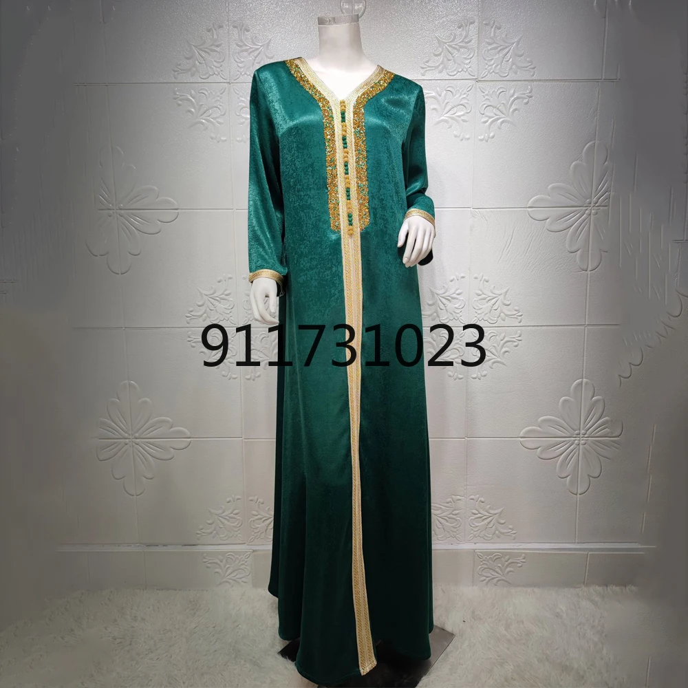 Eid Abaya Дубай технические Длинные платья для мусульманских женщин вечерние из