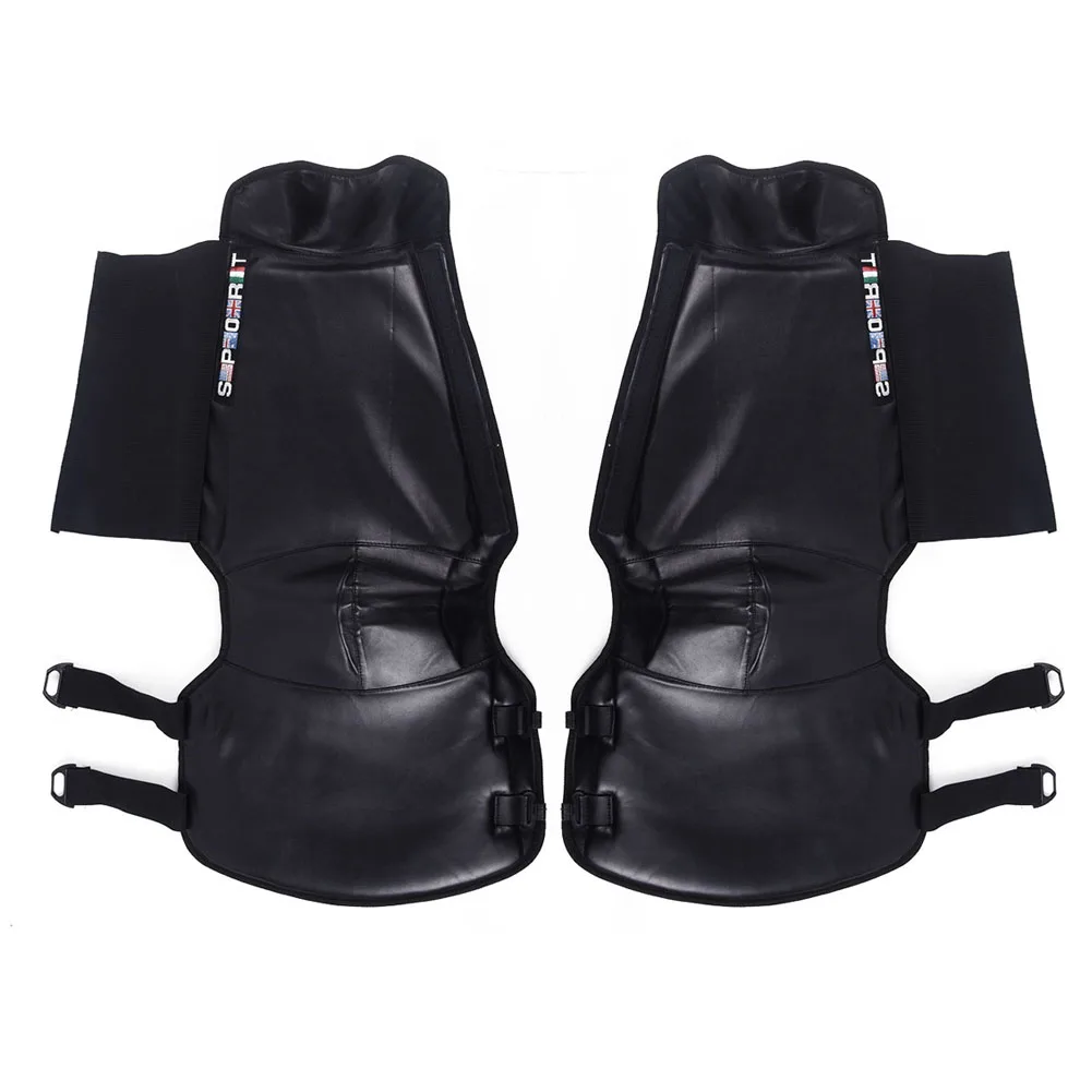 Черные леггинсы для мотогонок унисекс теплые гетры защита лыжных гонок AU |