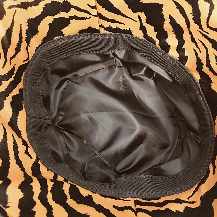 Панама в полоску Зебра для мужчин и женщин шляпа стиле хип-хоп берет с широкими