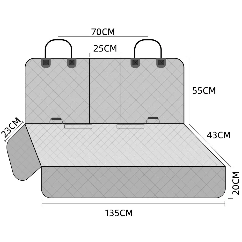 Prezzo Coprisedile Per Auto Impermeabile Per Cani Amaca Per Cani Tappetino Posteriore Per Auto Cuscino Da Viaggio Per Cani Cuscino Per Cani Con Braccioli Per Sedile Centrale