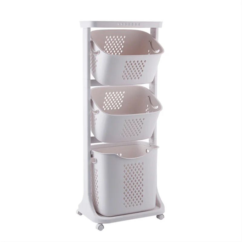 Highest Performance Slidable Detachable Durable Design Customized Size Laundry Storage Baskets With Wheel