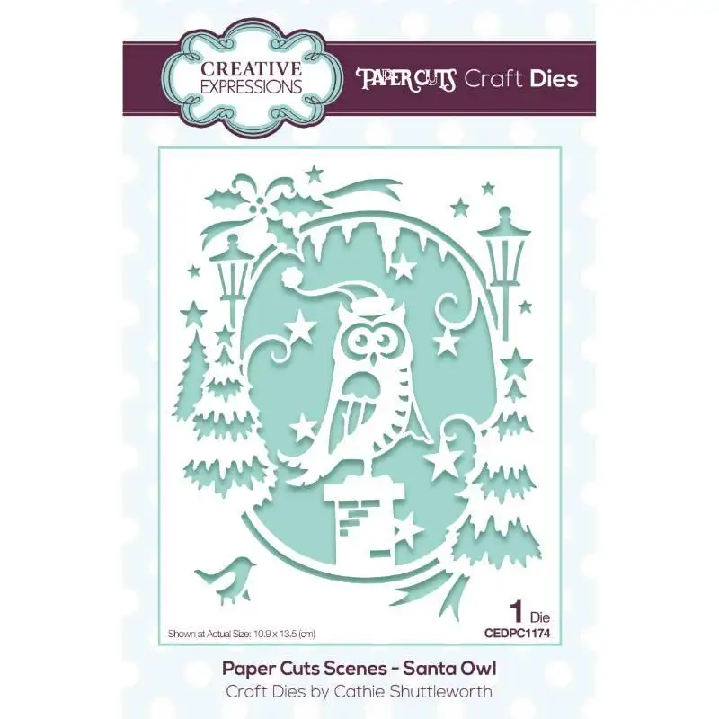 

Christmas Santa Owl Metal Cutting Dies DIY Scrapbooking Crafts Photo Album Template Greeting Card Handmade Decoration 2021 New