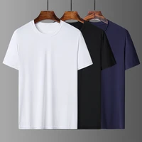 korean version boys summer ice sports short sleeve t shirt pure color youth student mens half sleeve loose fashion casual top