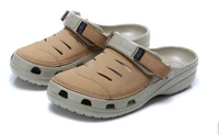 2021men clogs sandals casual summer shoes slipper men leisure flip flops men cow leather sandals light beach shoes yukon sport