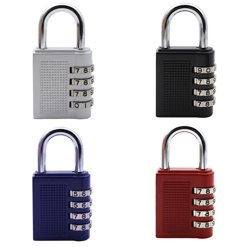 Кодовый замок 4-значный циферблат для чемодана сумки на молнии рюкзака окна двери