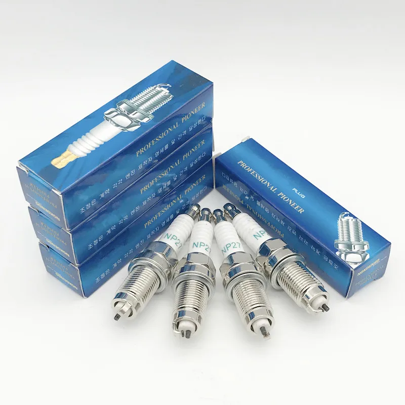 4 шт. двойной электроды свечи зажигания NP27 для ZFR5FIX 11 ZFR6FIX IK20L RC9MCC4 XP5224 KJ20SR11 BY481 ZFR6F