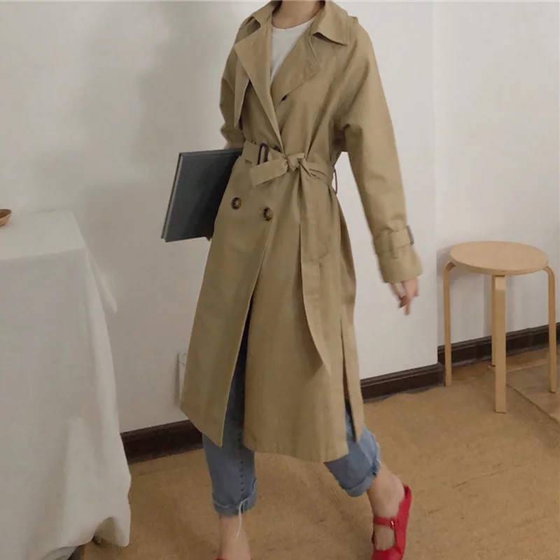 

Mazefeng 2021 New Women Trench Cheap wholesale autumn winter Hot selling women's fashion casual Ladies work wear nice Coats