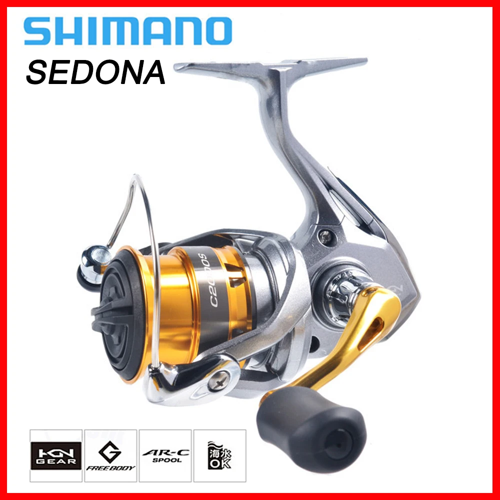 Спиннинговая катушка Shimano SEDONA FI 1000/2500/C3000/C3000HG/4000XG/C5000XG DeepCup 4BB передача Hagane для