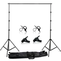 background stand frame kit photography green screen backdrops chromakey support system carry bag use photo studio stand video