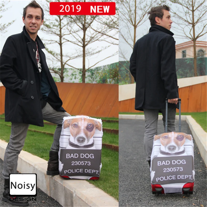 Чехол для чемодана эластичный с милым принтом &quotкавалер Кинг Чарльз&quot | Багаж и